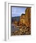 Evening Light on Basalt Cliffs-Steve Terrill-Framed Photographic Print