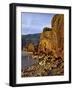 Evening Light on Basalt Cliffs-Steve Terrill-Framed Photographic Print