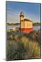 Evening light on Coquille River Lighthouse, Bullards Oregon State Park, Oregon-Darrell Gulin-Mounted Photographic Print