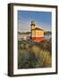 Evening light on Coquille River Lighthouse, Bullards Oregon State Park, Oregon-Darrell Gulin-Framed Photographic Print
