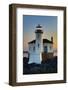 Evening light on Coquille River Lighthouse, Bullards Oregon State Park, Oregon-Darrell Gulin-Framed Photographic Print