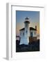 Evening light on Coquille River Lighthouse, Bullards Oregon State Park, Oregon-Darrell Gulin-Framed Photographic Print