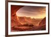 Evening light on False Kiva, Island in the Sky, Canyonlands National Park, Utah, USA-Russ Bishop-Framed Photographic Print