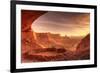 Evening light on False Kiva, Island in the Sky, Canyonlands National Park, Utah, USA-Russ Bishop-Framed Photographic Print