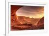 Evening light on False Kiva, Island in the Sky, Canyonlands National Park, Utah, USA-Russ Bishop-Framed Photographic Print