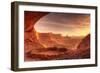 Evening light on False Kiva, Island in the Sky, Canyonlands National Park, Utah, USA-Russ Bishop-Framed Photographic Print