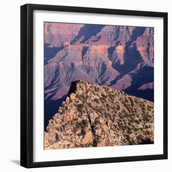 Evening Light on Freya Castle, Grand Canyon National Park-John Barger-Framed Photographic Print