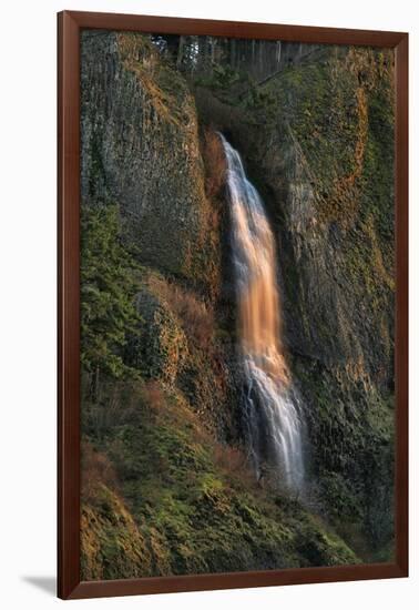 Evening Light on Mist Falls-Steve Terrill-Framed Photographic Print