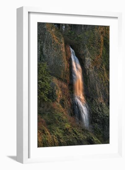 Evening Light on Mist Falls-Steve Terrill-Framed Photographic Print