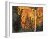 Evening Light on Multnomah Falls-Steve Terrill-Framed Photographic Print