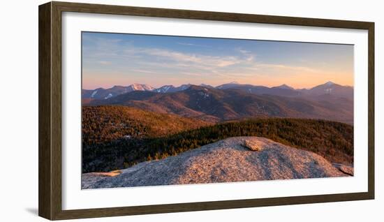 Evening Light on the Adirondack High Peaks, Adirondack Mountains, Adirondack Park-null-Framed Photographic Print