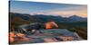 Evening Light on the Balanced Rocks on Pitchoff Mountain, Adirondack Park, New York State, USA-null-Stretched Canvas