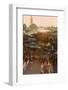 Evening Light on the Busy Square of Place Jemaa El-Fna-Martin Child-Framed Photographic Print