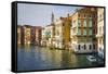 Evening light on the Grand Canal, Venice, Veneto, Italy-Russ Bishop-Framed Stretched Canvas