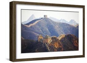 Evening Light on the Great Wall of China-Terry Eggers-Framed Photographic Print