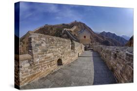 Evening Light on the Great Wall of China-Terry Eggers-Stretched Canvas