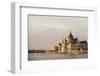 Evening Light on the Hungarian Parliament Building and Danube River, Budapest, Hungary, Europe-Ben Pipe-Framed Photographic Print