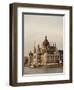 Evening Light on the Hungarian Parliament Building and Danube River, Budapest, Hungary, Europe-Ben Pipe-Framed Premium Photographic Print