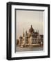 Evening Light on the Hungarian Parliament Building and Danube River, Budapest, Hungary, Europe-Ben Pipe-Framed Premium Photographic Print