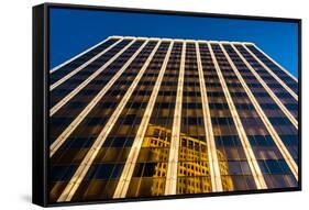 Evening Light on the Pnc Bank Building in Downtown Wilmington, Delaware.-Jon Bilous-Framed Stretched Canvas
