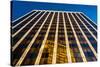 Evening Light on the Pnc Bank Building in Downtown Wilmington, Delaware.-Jon Bilous-Stretched Canvas