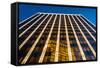 Evening Light on the Pnc Bank Building in Downtown Wilmington, Delaware.-Jon Bilous-Framed Stretched Canvas