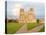 Evening light on the West Front, Wells Cathedral, Wells, Somerset, England, United Kingdom, Europe-Jean Brooks-Stretched Canvas