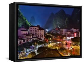 Evening Light on Yangshuo, China-Darrell Gulin-Framed Stretched Canvas