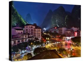 Evening Light on Yangshuo, China-Darrell Gulin-Stretched Canvas