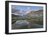 Evening light over Titcomb Basin, Bridger Wilderness, Wind River Range, Wyoming.-Alan Majchrowicz-Framed Photographic Print