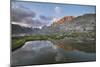 Evening light over Titcomb Basin, Bridger Wilderness, Wind River Range, Wyoming.-Alan Majchrowicz-Mounted Photographic Print