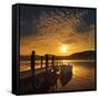 Evening Light, Ullswater-Adrian Campfield-Framed Stretched Canvas