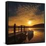 Evening Light, Ullswater-Adrian Campfield-Framed Stretched Canvas