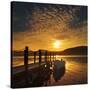 Evening Light, Ullswater-Adrian Campfield-Stretched Canvas