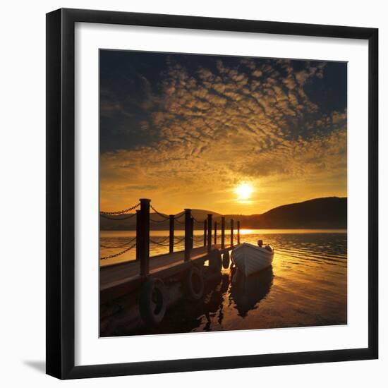 Evening Light, Ullswater-Adrian Campfield-Framed Premium Photographic Print