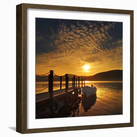 Evening Light, Ullswater-Adrian Campfield-Framed Photographic Print