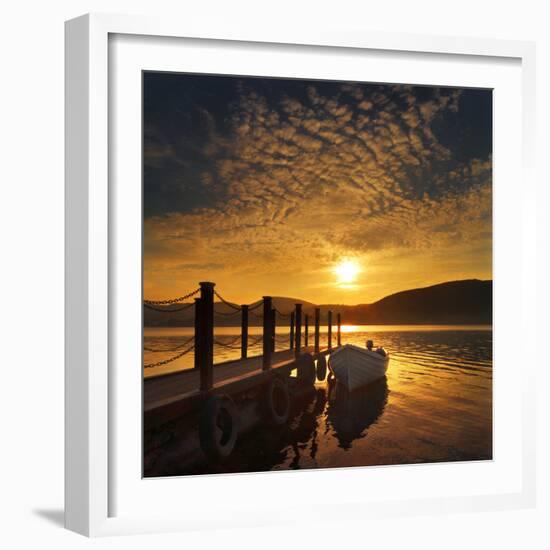 Evening Light, Ullswater-Adrian Campfield-Framed Photographic Print