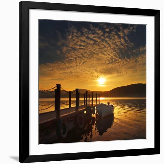 Evening Light, Ullswater-Adrian Campfield-Framed Photographic Print