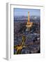 Evening light with Paris as seen from above-Darrell Gulin-Framed Photographic Print