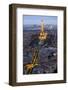 Evening light with Paris as seen from above-Darrell Gulin-Framed Photographic Print