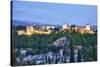 Evening Lights from the Alhambra Palace-Terry Eggers-Stretched Canvas