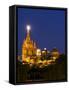 Evening Lights Parroquia Archangel Church San Miguel De Allende, Mexico-Terry Eggers-Framed Stretched Canvas