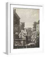 Evening - London --William Hogarth-Framed Giclee Print