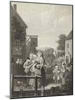 Evening - London --William Hogarth-Mounted Giclee Print