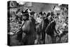 Evening Market in Soho, London, 1906-null-Stretched Canvas