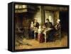 Evening Meal-Bernard de Hoog-Framed Stretched Canvas