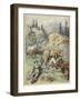 Evening Milking Near the Chalets-null-Framed Giclee Print