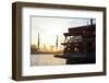 Evening Mood at Hamburg Harbour, Hamburg, Germany, Europe-Axel Schmies-Framed Photographic Print