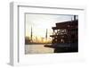 Evening Mood at Hamburg Harbour, Hamburg, Germany, Europe-Axel Schmies-Framed Photographic Print