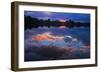 Evening Mood at the Mšllner Schulsee Lake-Thomas Ebelt-Framed Photographic Print